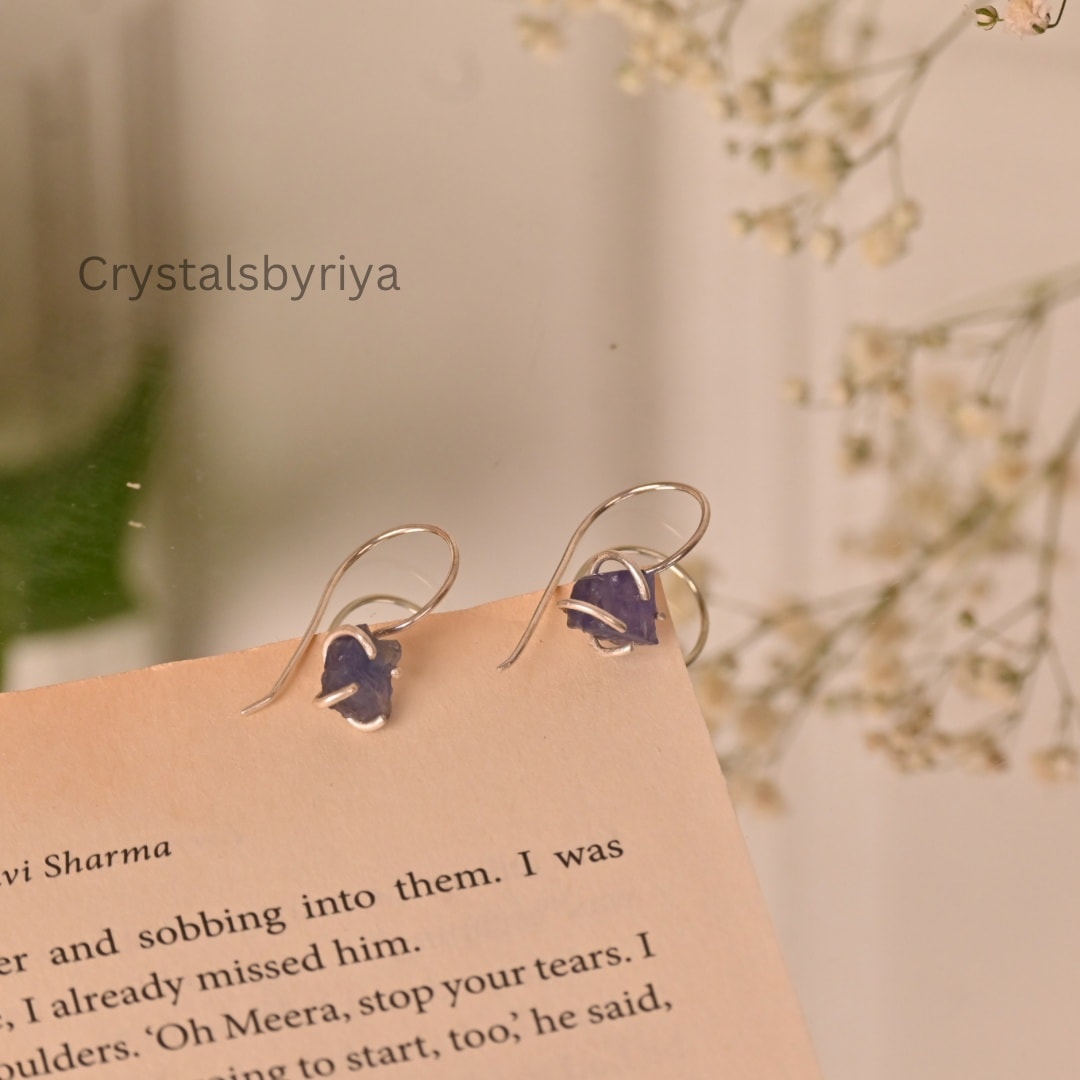 Amethyst Silver Earrings — image 4
