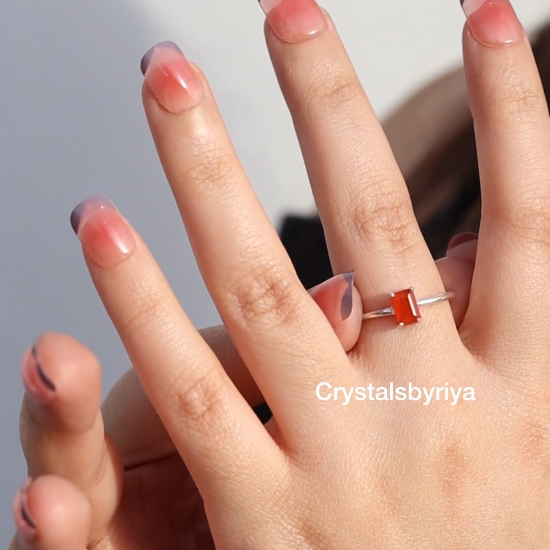 Carnelian Silver ring — image 3
