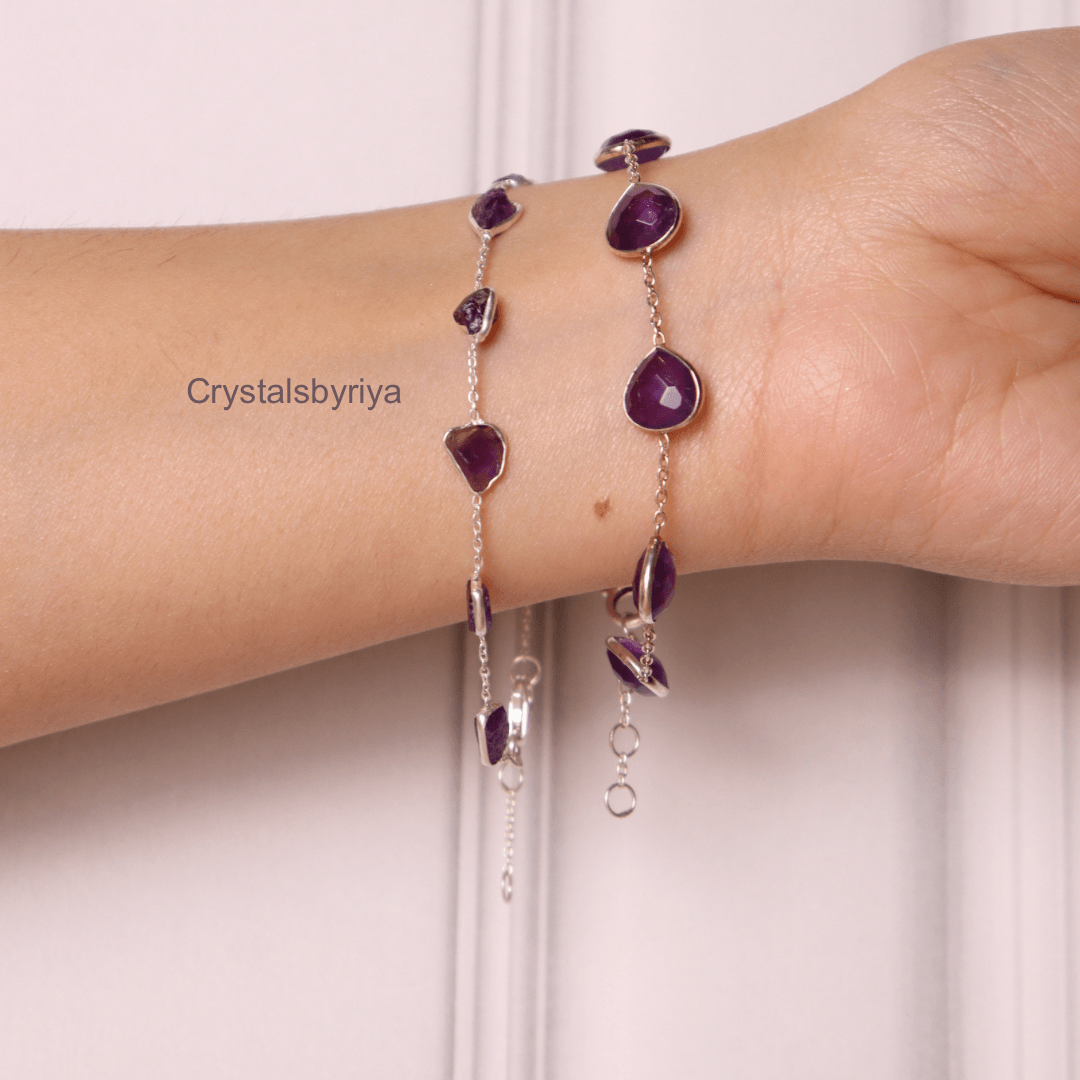 Amethyst Silver Bracelet — image 5