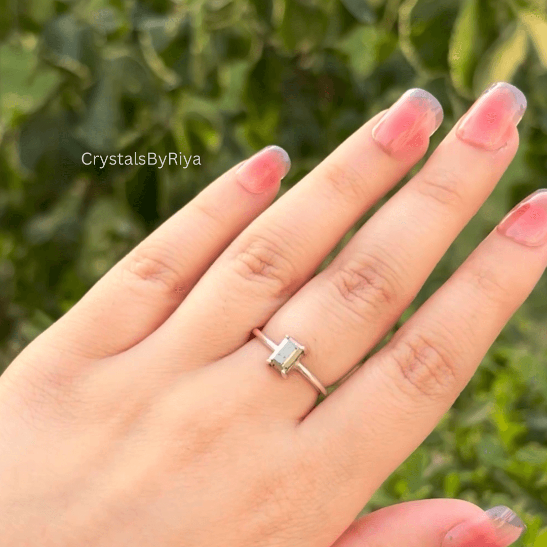 Pyrite Silver ring — image 3