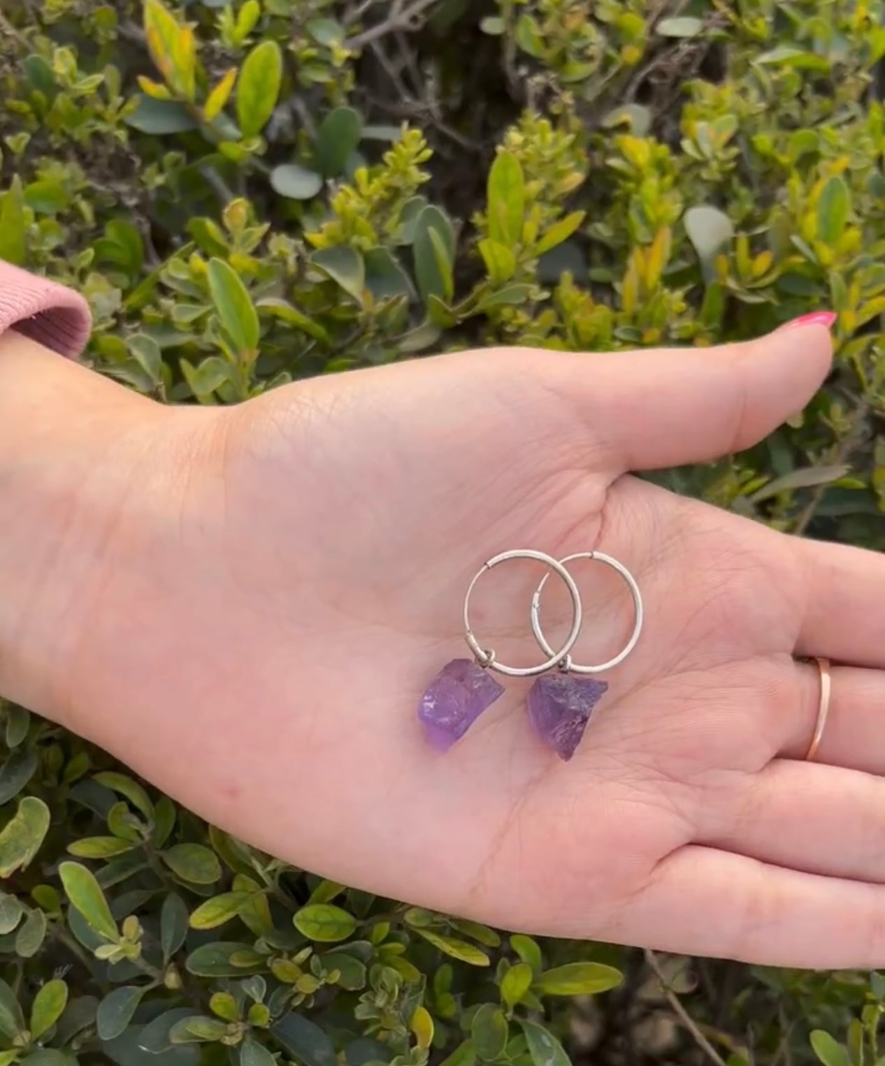 Amethyst Silver Earrings — image 6