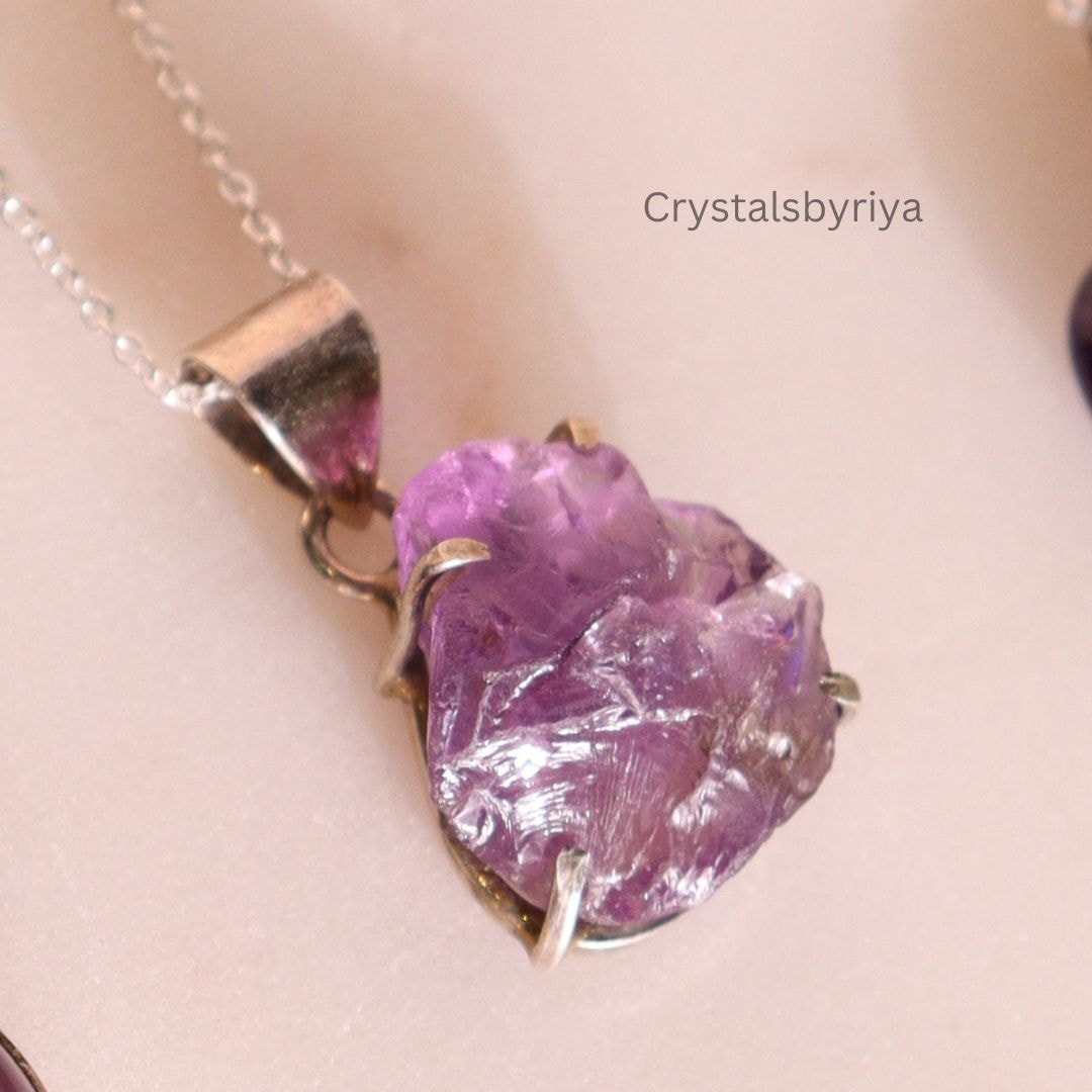 Amethyst Silver Pendant — image 3