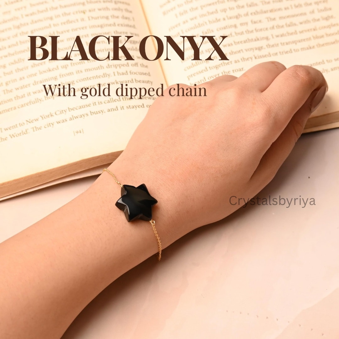 Black Onyx Silver Bracelet — image 4