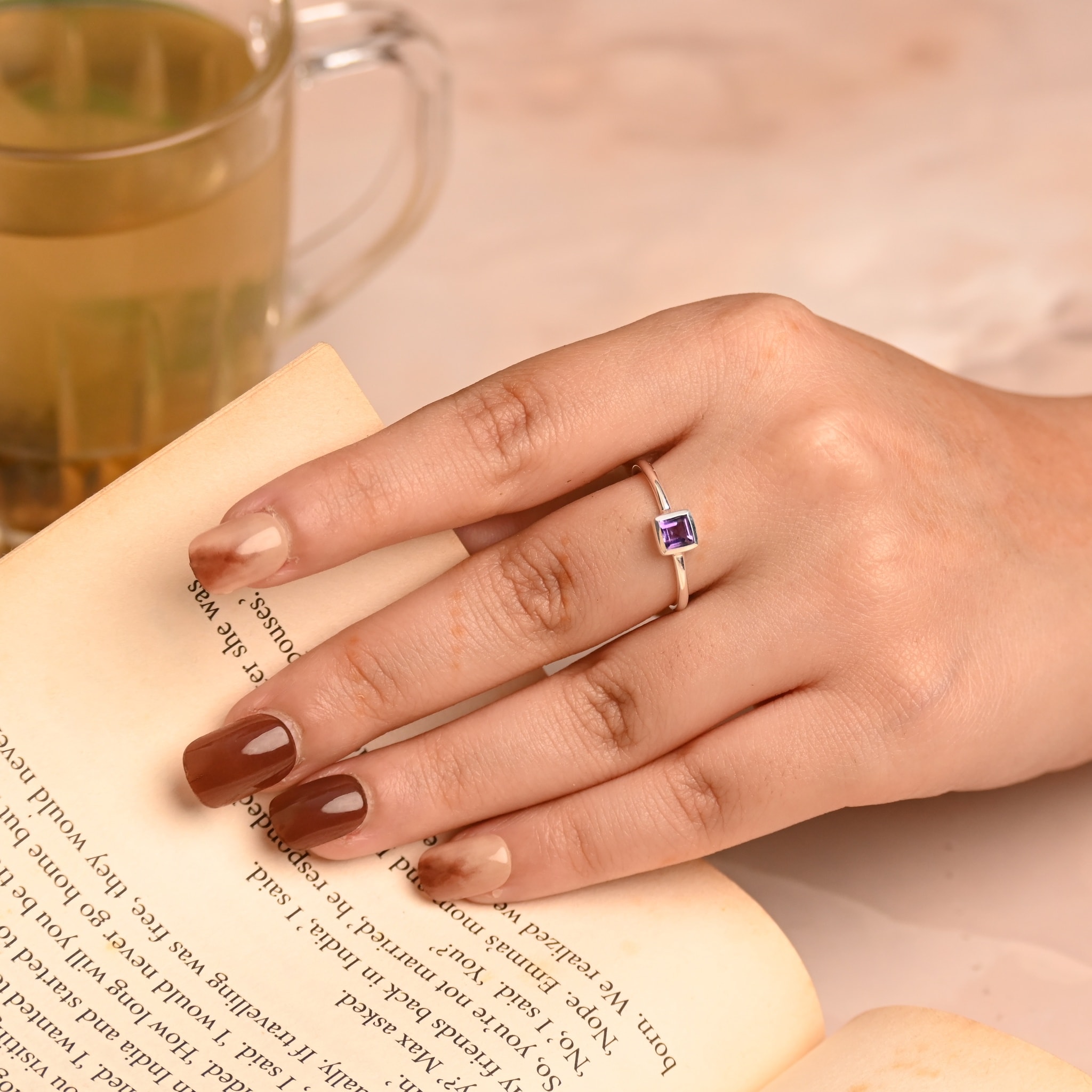 Amethyst Silver ring — image 14