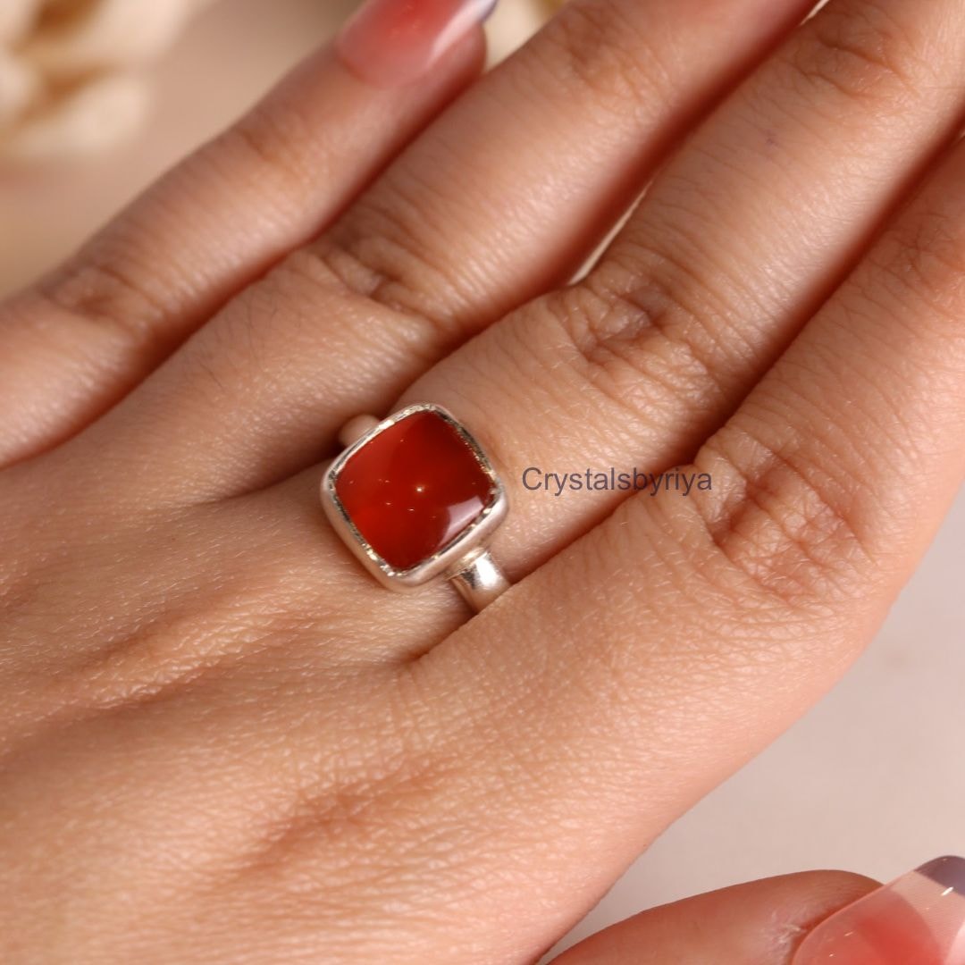 Carnelian Silver ring — image 7