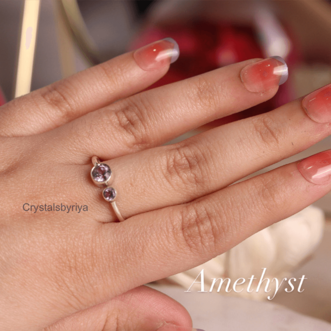 Amethyst Silver ring — image 10