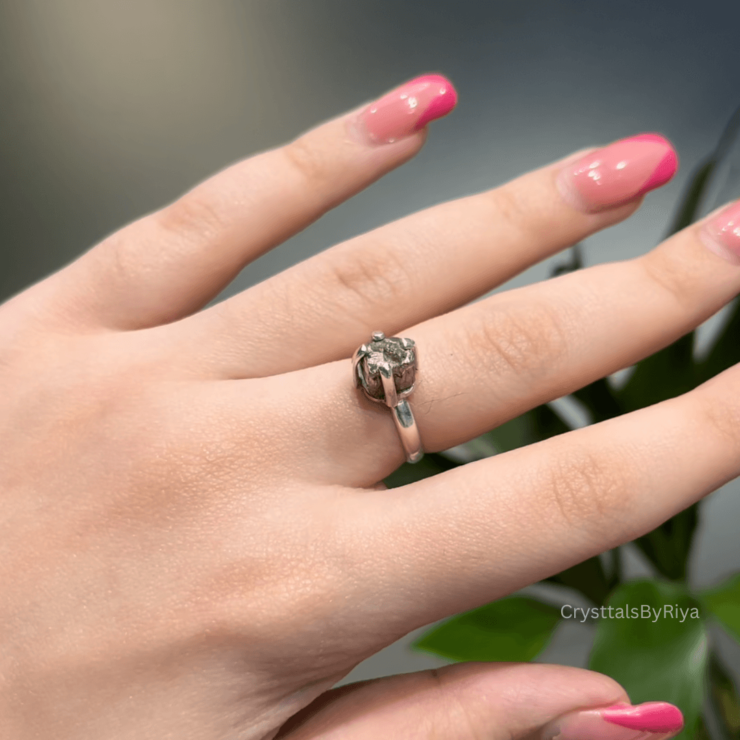Pyrite Silver ring — image 4