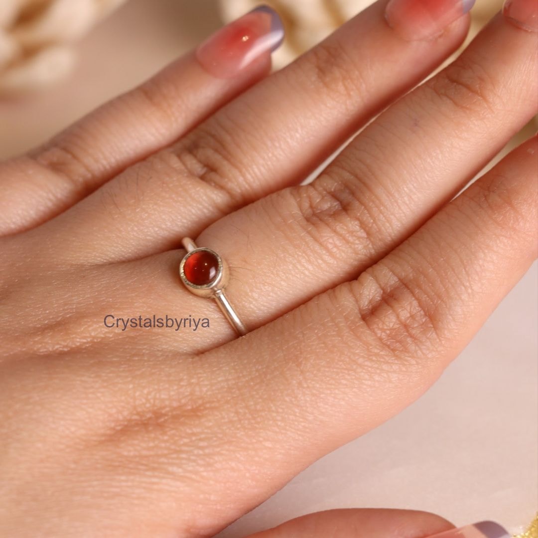 Carnelian Silver ring — image 5