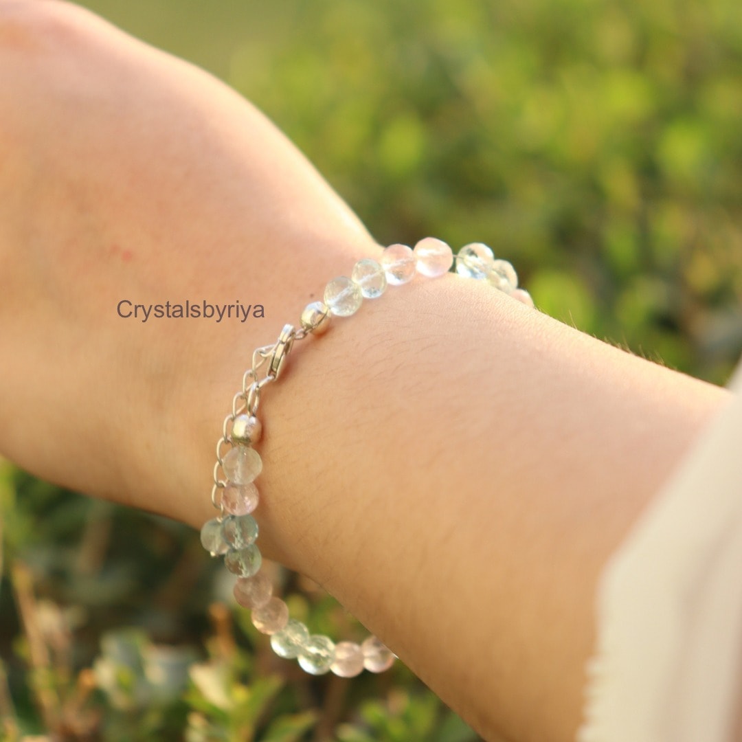 Aquamarine Silver Bracelet — image 3