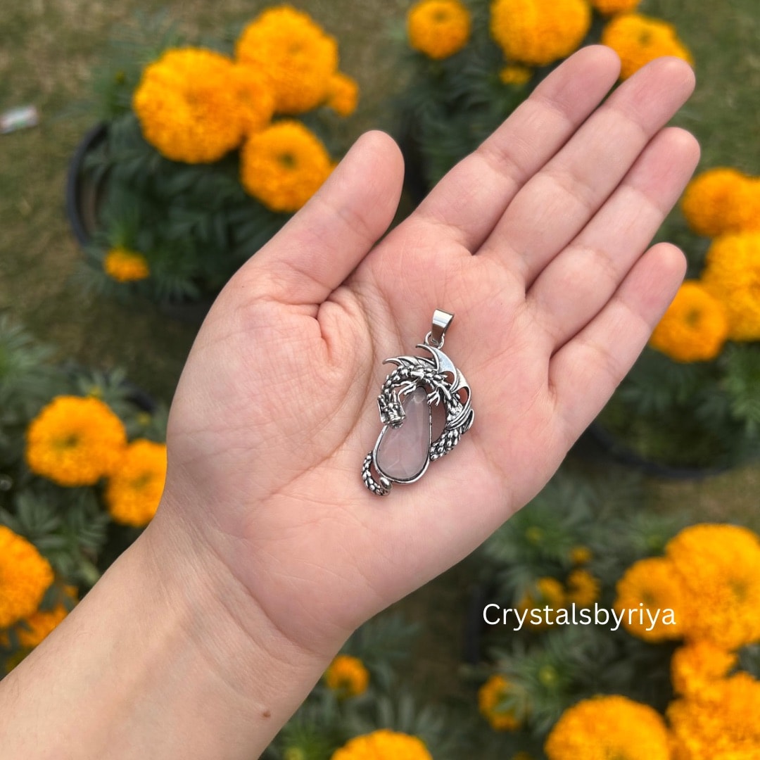 Rose Quartz Pendants — image 4