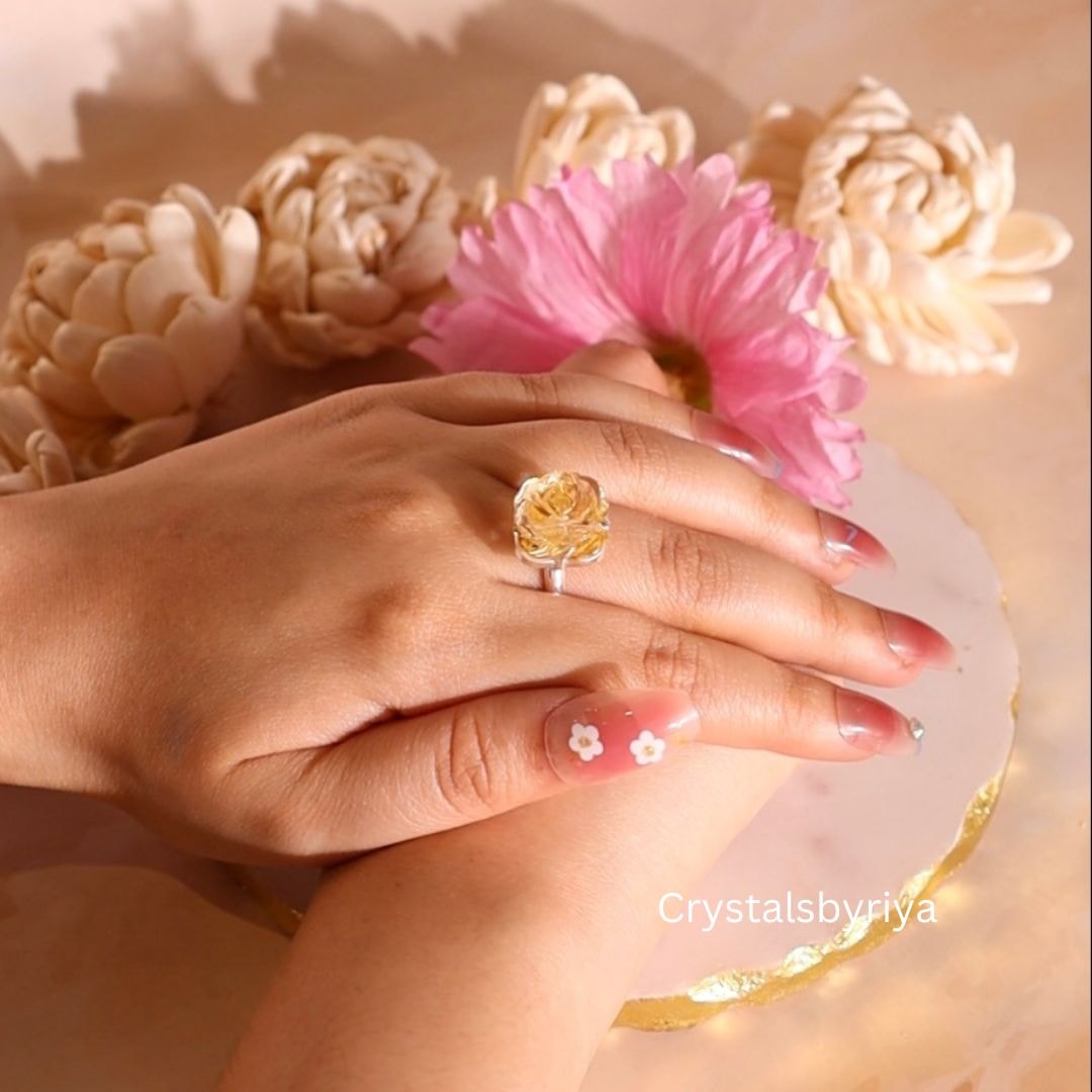 Citrine silver ring — image 10