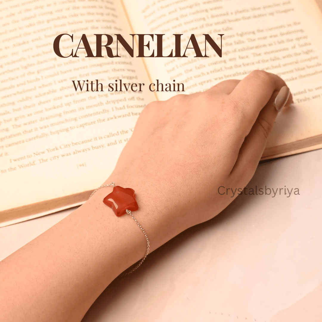 Carnelian Silver Bracelet — image 3