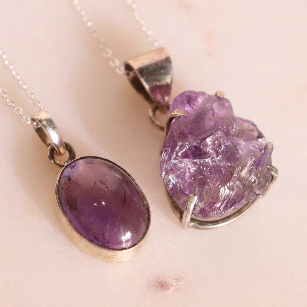 Amethyst Silver Pendant — image 4