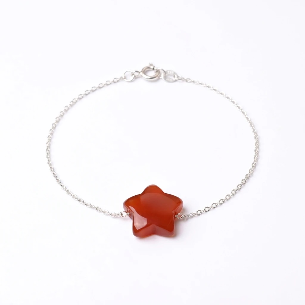 Carnelian Silver Bracelet — image 4