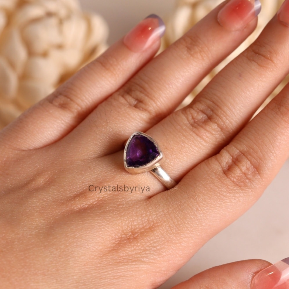 Amethyst Silver ring — image 11