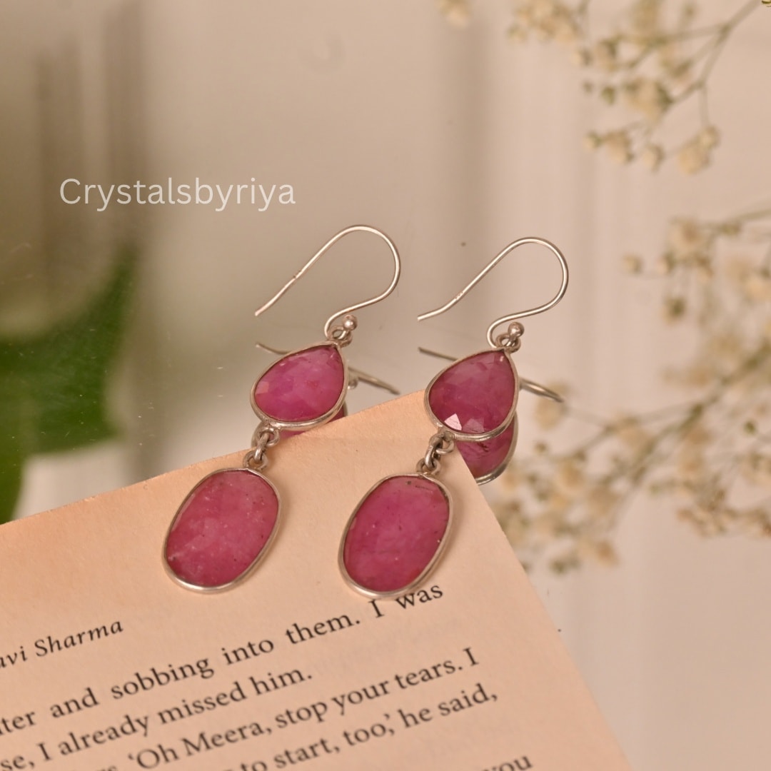 Ruby Stone Raw Stud — image 3