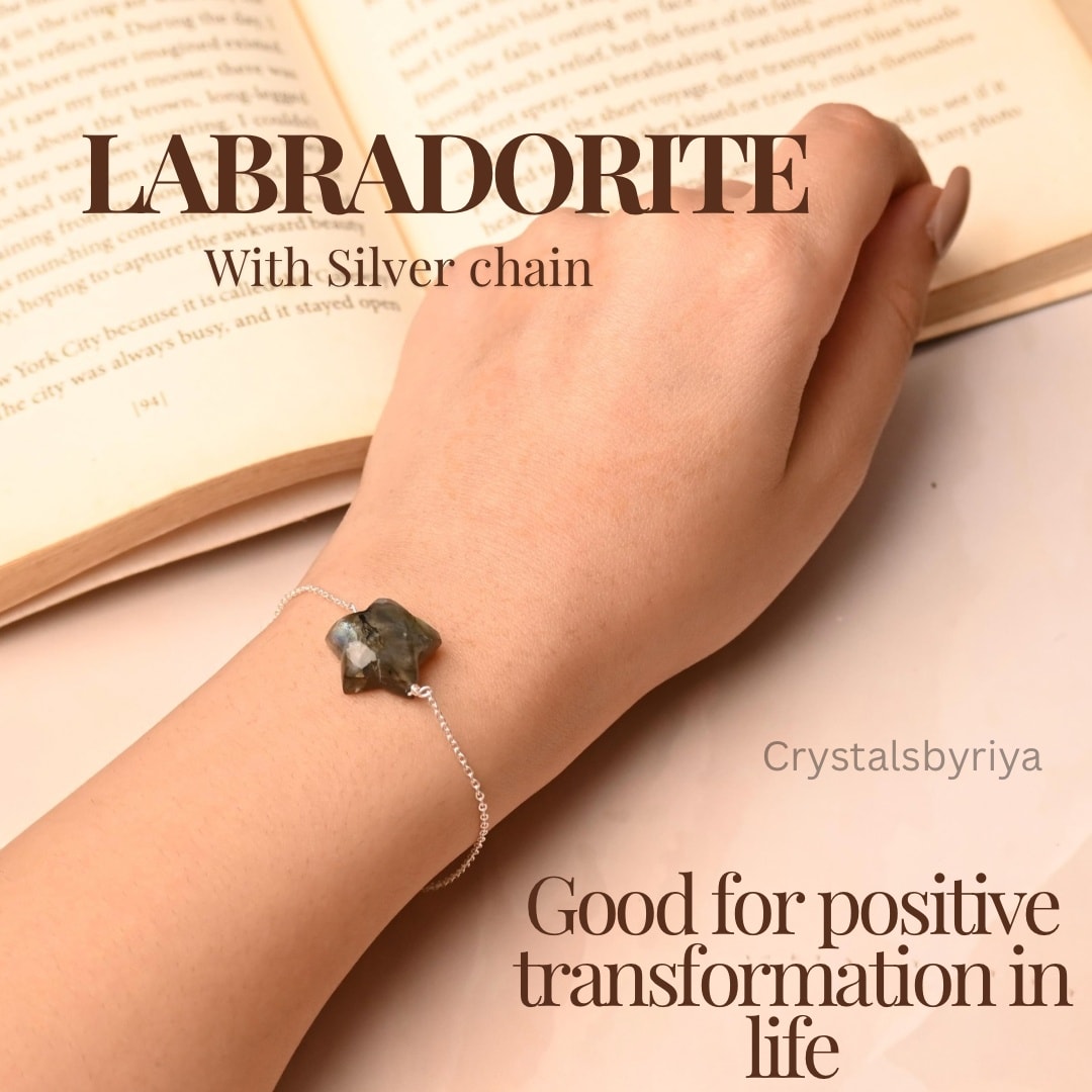 Labradorite Silver bracelet — image 4