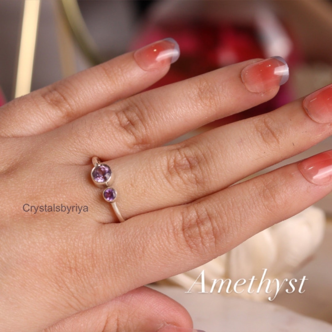 Amethyst Silver ring — image 7