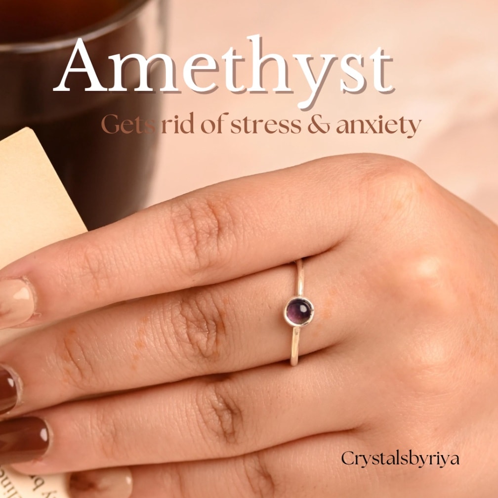 Amethyst Silver ring — image 8