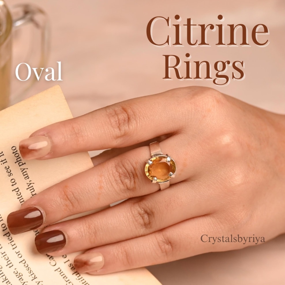 Citrine silver ring — image 4